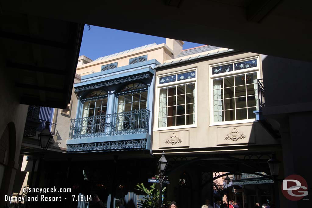 Noticed there are now curtains on the now larger hallways overhead.  They were all open this afternoon.