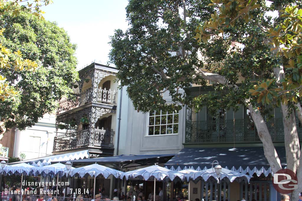 Passing by New Orleans Square.