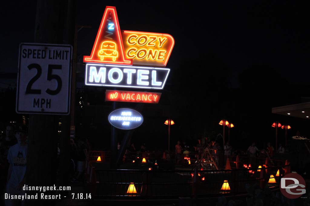 Walked through Cars Land.