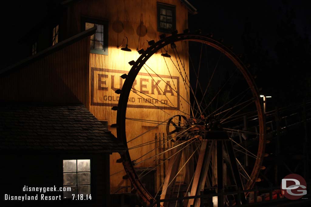 The water wheel at GRR was still not turning.