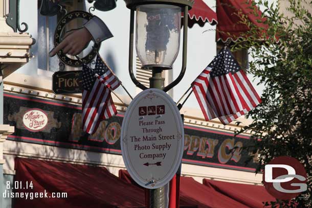 Because of the Castle Bros work they are routing ECVs, wheelchairs and strollers through the stores vs the temporary walkway.