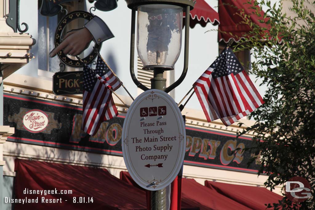 Because of the Castle Bros work they are routing ECVs, wheelchairs and strollers through the stores vs the temporary walkway.