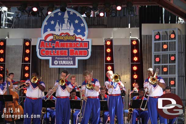 The Disneyland Resort 2014 All-American College Band wrapped up their season Friday night.  