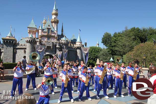 3:25pm Castle Set for the All-American College Band