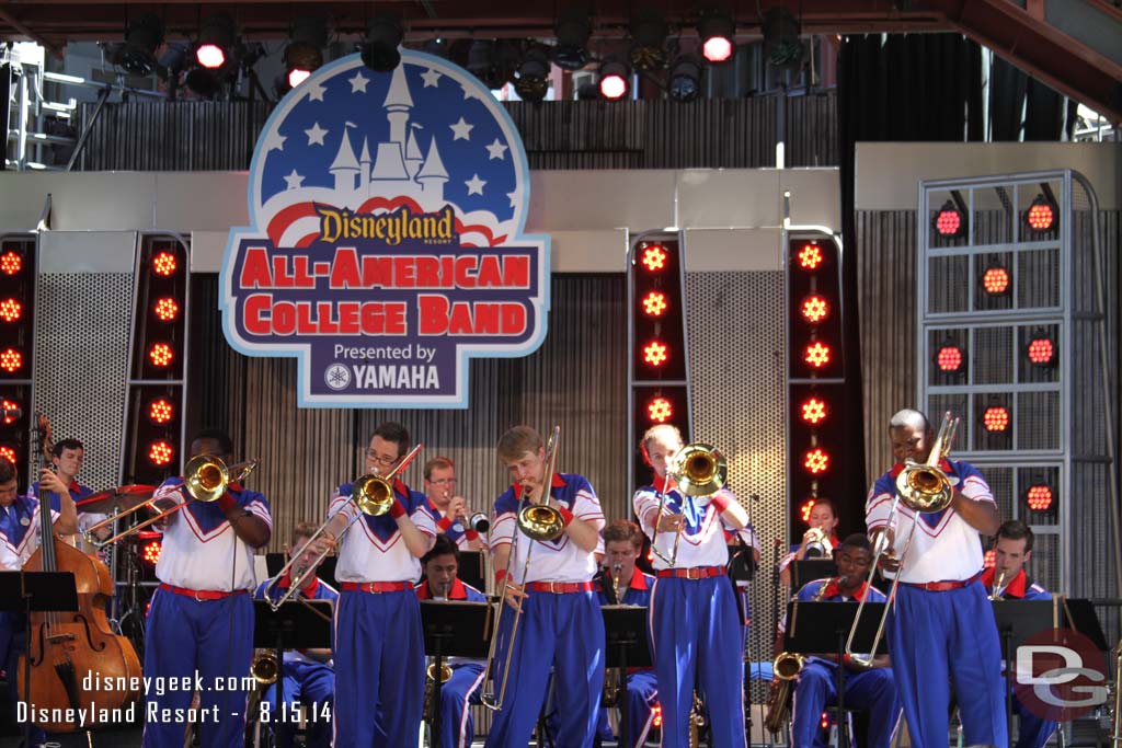 The Disneyland Resort 2014 All-American College Band wrapped up their season Friday night.  