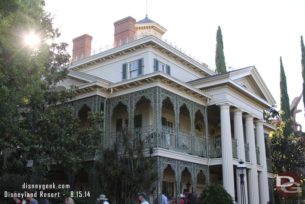 The Haunted Mansion turned 45 last Saturday.  So paid a visit today.