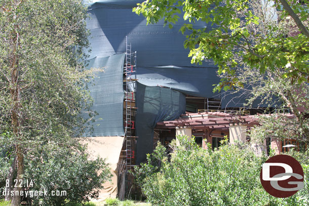 Renovation work continuing on the Grand Californian.