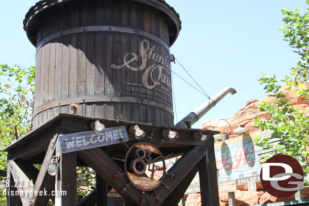 Stopped by Radiator Springs Racers since the single rider line was short, only about 10 minutes.