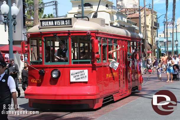 The News Boys making their way to Carthay Circle for a performance.