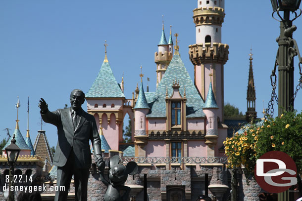 Partners and Sleeping Beauty Castle as I passed by.