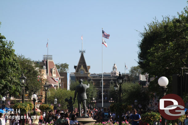 Main Street from Sleeping Beauty Castle