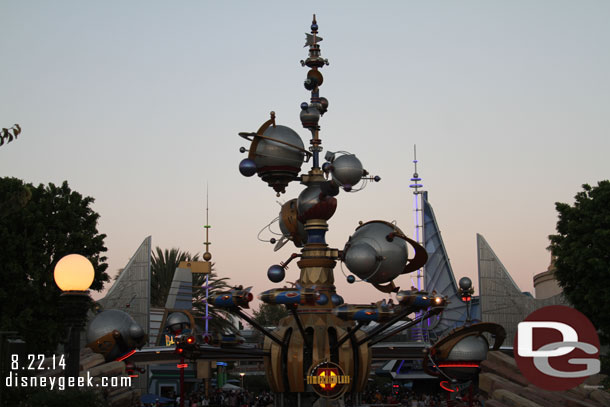 Looking toward Tomorrowland.