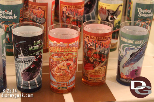 Attraction poster glassware that came out earlier this summer.