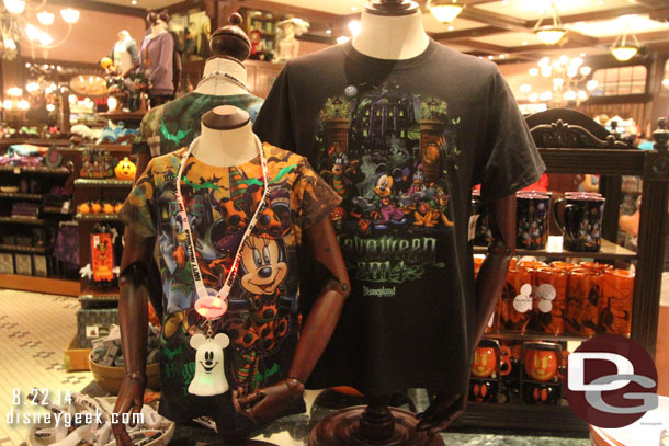 Plenty of Halloween merchandise in the Emporium now too.