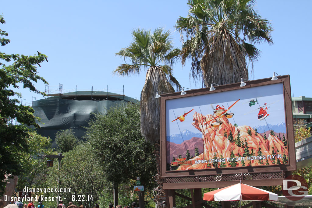 Planes are still on the billboard as you head toward GRR from Condor Flats.