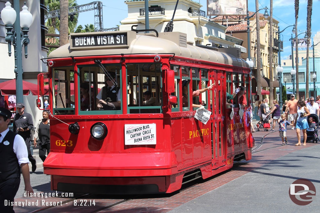 The News Boys making their way to Carthay Circle for a performance.