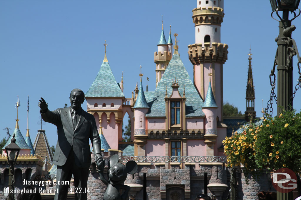 Partners and Sleeping Beauty Castle as I passed by.