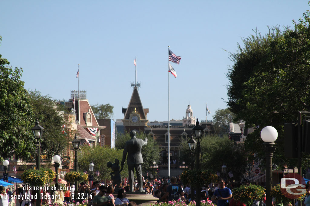 Main Street from Sleeping Beauty Castle