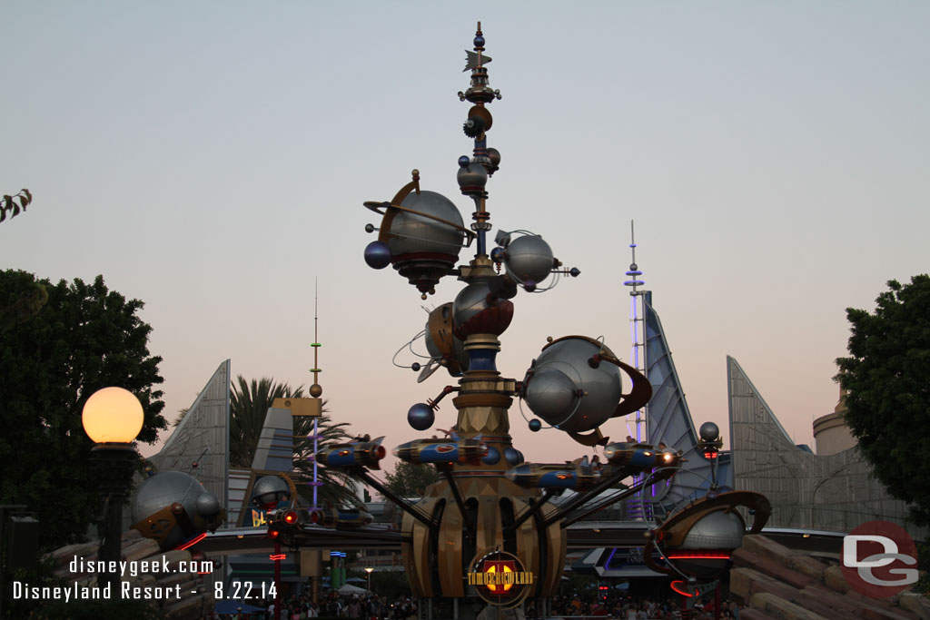 Looking toward Tomorrowland.