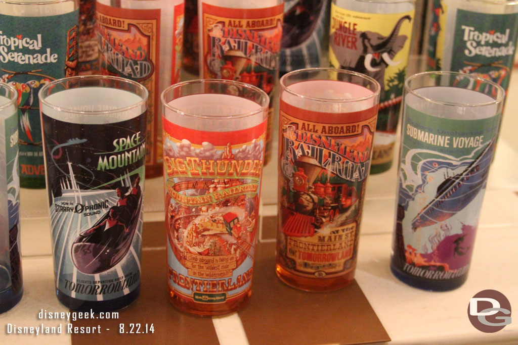 Attraction poster glassware that came out earlier this summer.