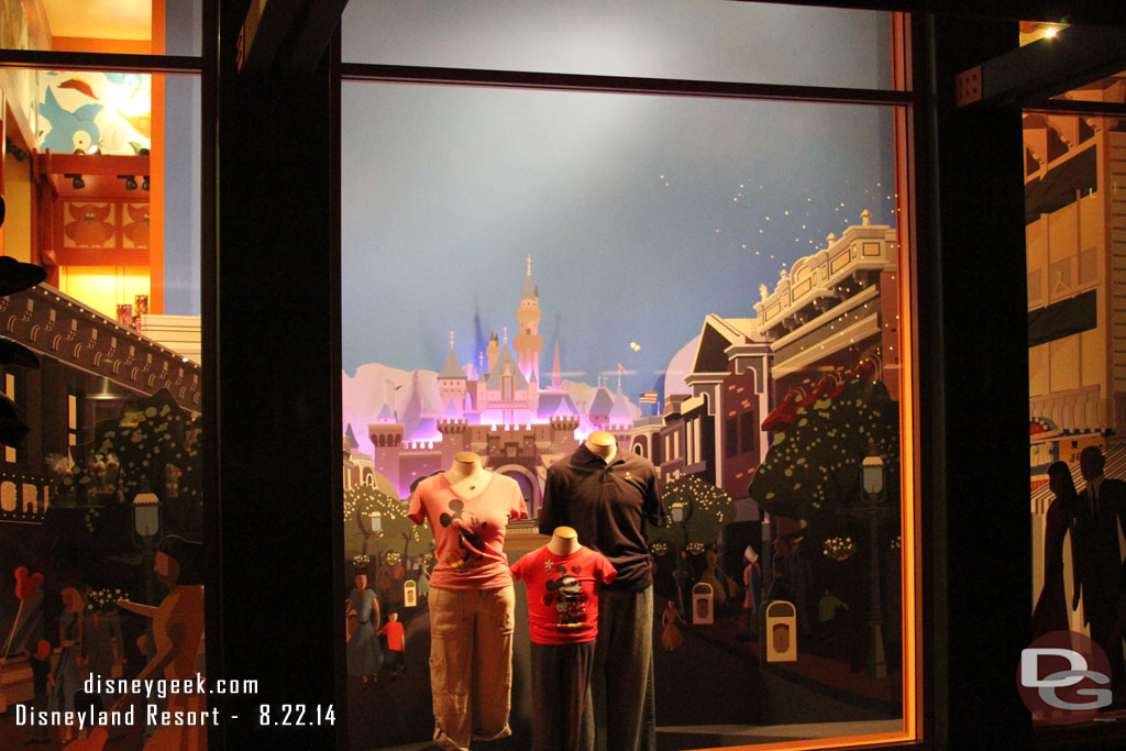 Decided to walk through Downtown Disney.  The World of Disney Windows.