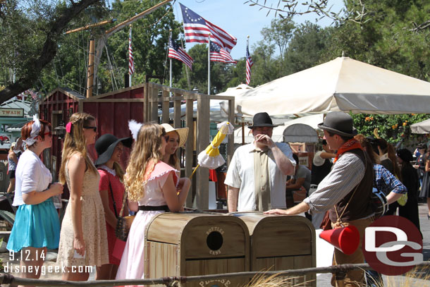 Some sort of Legends of Frontierland meeting going on.  