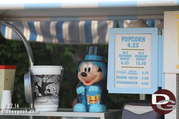 Halloween popcorn buckets