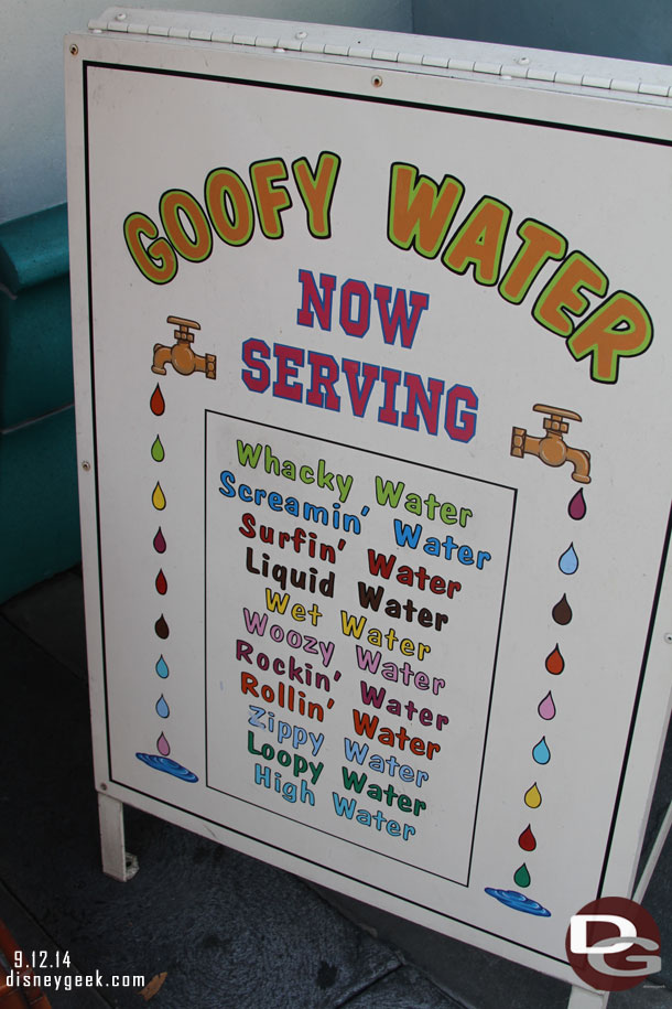 Stopped by get some cold Goofy Water