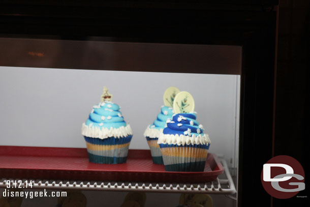 Frozen cupcakes at the Village Haus.