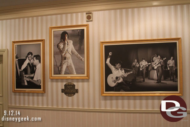 The Sherman Brothers have replaced Miley Cyrus on the Spirit of Celebration wall.  Bet there are not many people who have not heard a song by one of the people on this wall.. 