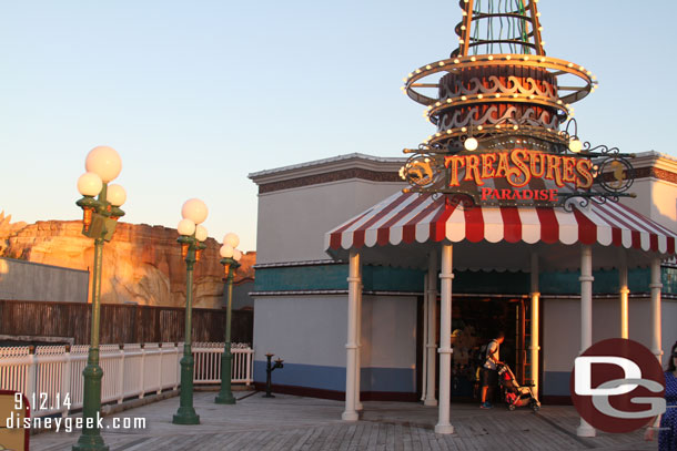 The Duffy Photo area has been removed from outside Paradise Treasures