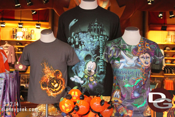 Some Halloween merchandise