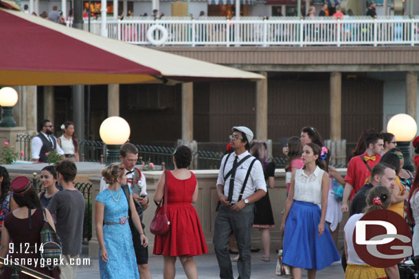 The Dapper Day meet was still going on as I passed by.