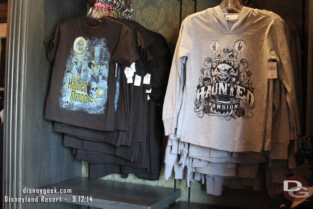 No more Huanted Mansion 45 t-shirts, plenty of others merchandise though.