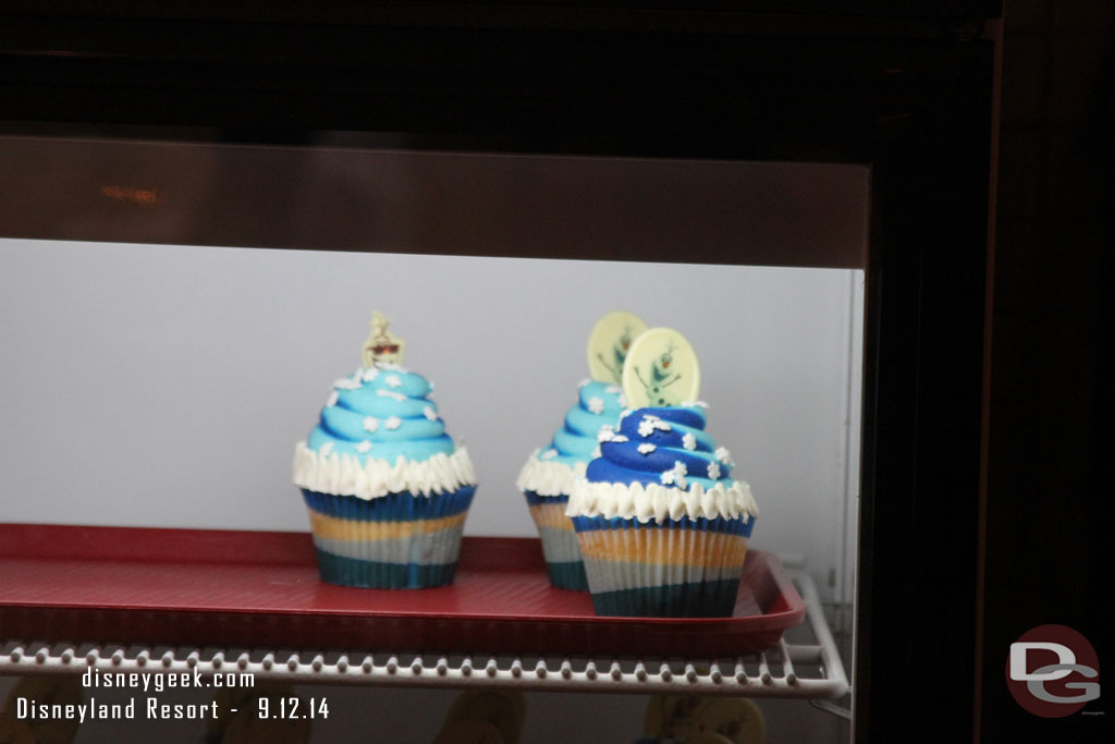 Frozen cupcakes at the Village Haus.