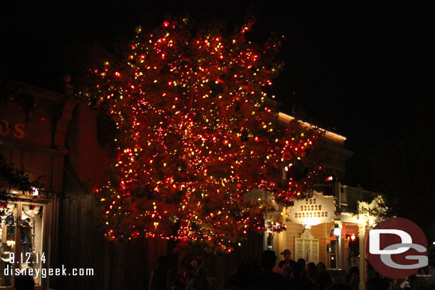 The Halloween Tree in Frontierland.