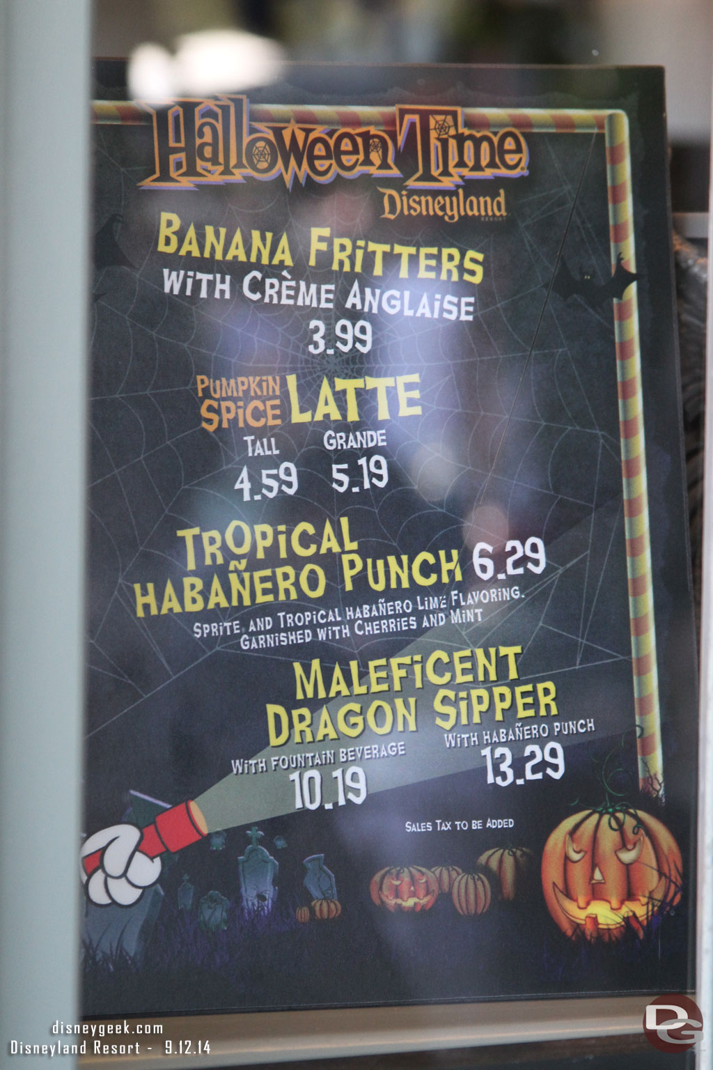 At the Royal St. Veranda.  Their Halloween Time offerings.