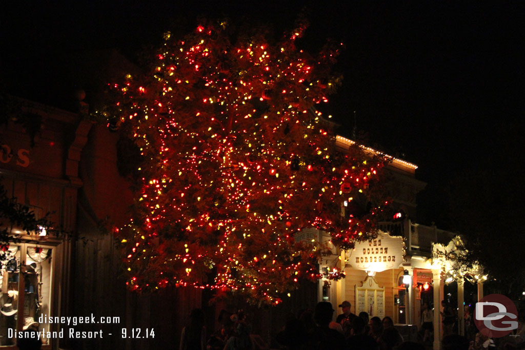 The Halloween Tree in Frontierland.