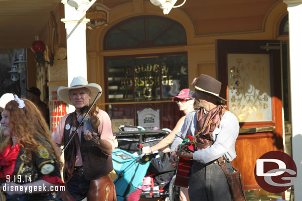 Farley and Billy were providing the music.