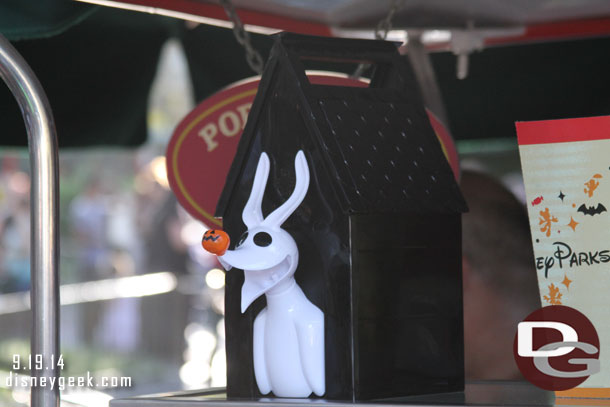 The Popcorn Cart in New Orleans Square has a Zero Doghouse popcorn bucket this year.