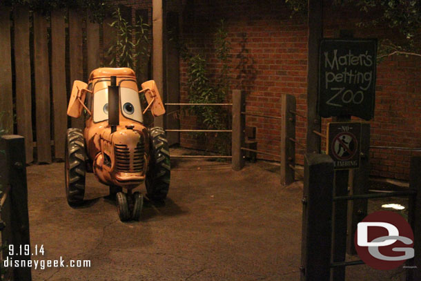 The Petting Zoo, it was only a 5 minute wait for the attraction this evening, so went for a spin.