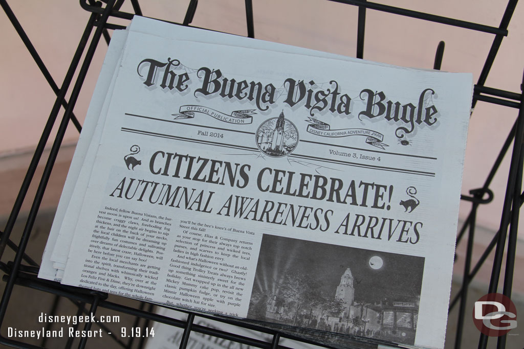 The Fall Edition of the Buena Vista Bugle is hot off the presses this week.