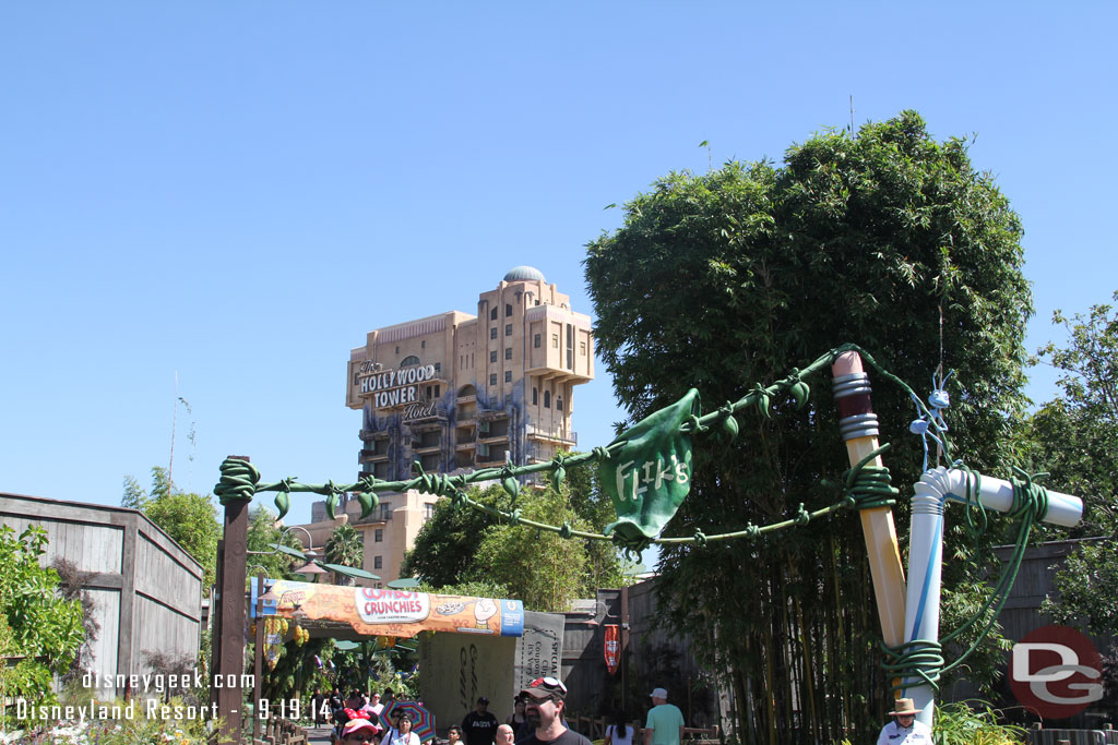 Continuing on Fliks lost its Fun.. well its sign at least.   Also notice on the left the large trees are gone.