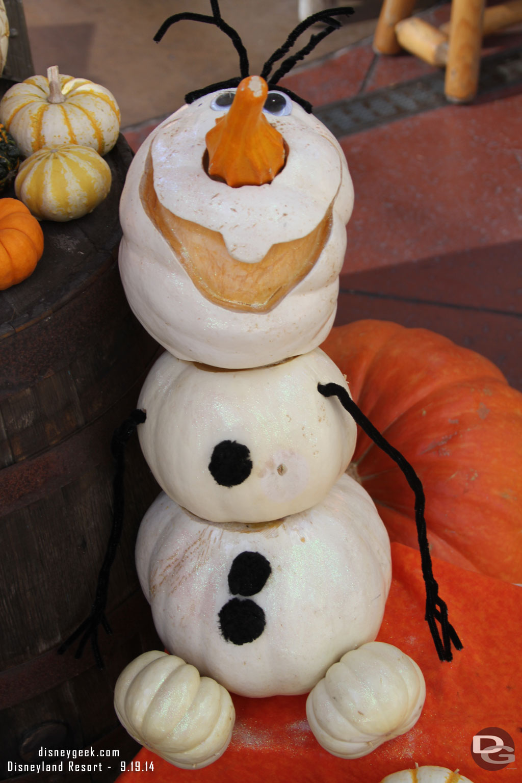 Olaf pumpkin - Frozen