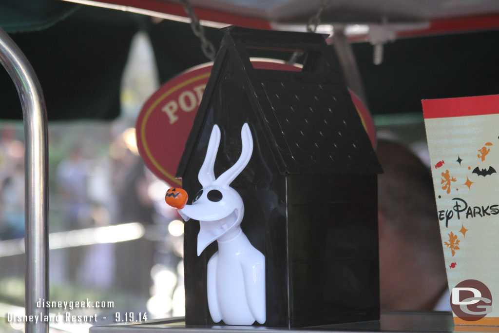 The Popcorn Cart in New Orleans Square has a Zero Doghouse popcorn bucket this year.