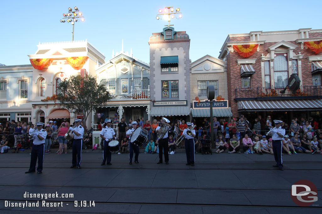 They marched on down the parade route and for their second stop I moved to be in front of them.