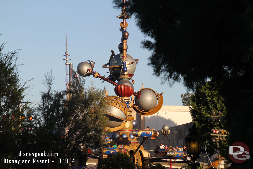 Looking toward Tomorrowland