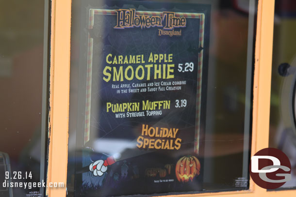 The HalloweenTime offering at Smoozies