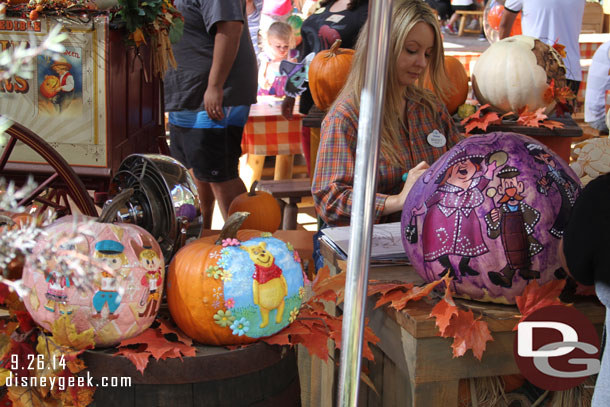 One last look at the pumpkins before moving on.