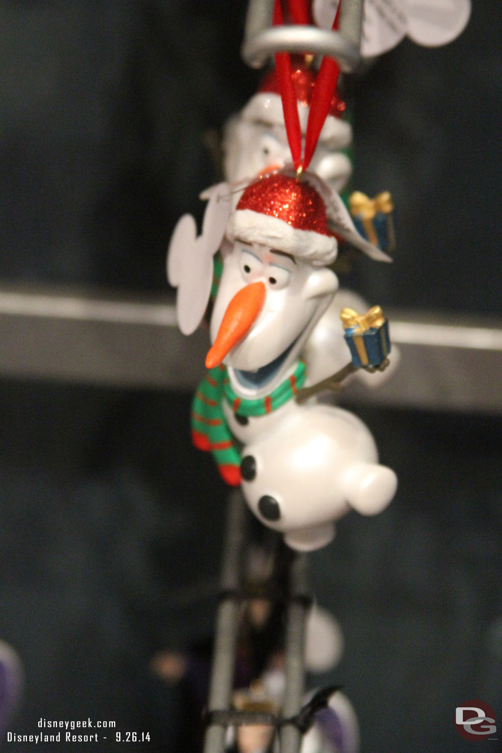 An Olaf ornament in Off the Page